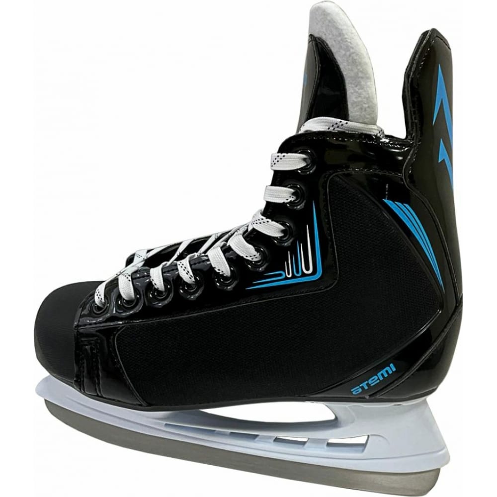 Хоккейные коньки ATEMI, цвет синий/черный, размер 41