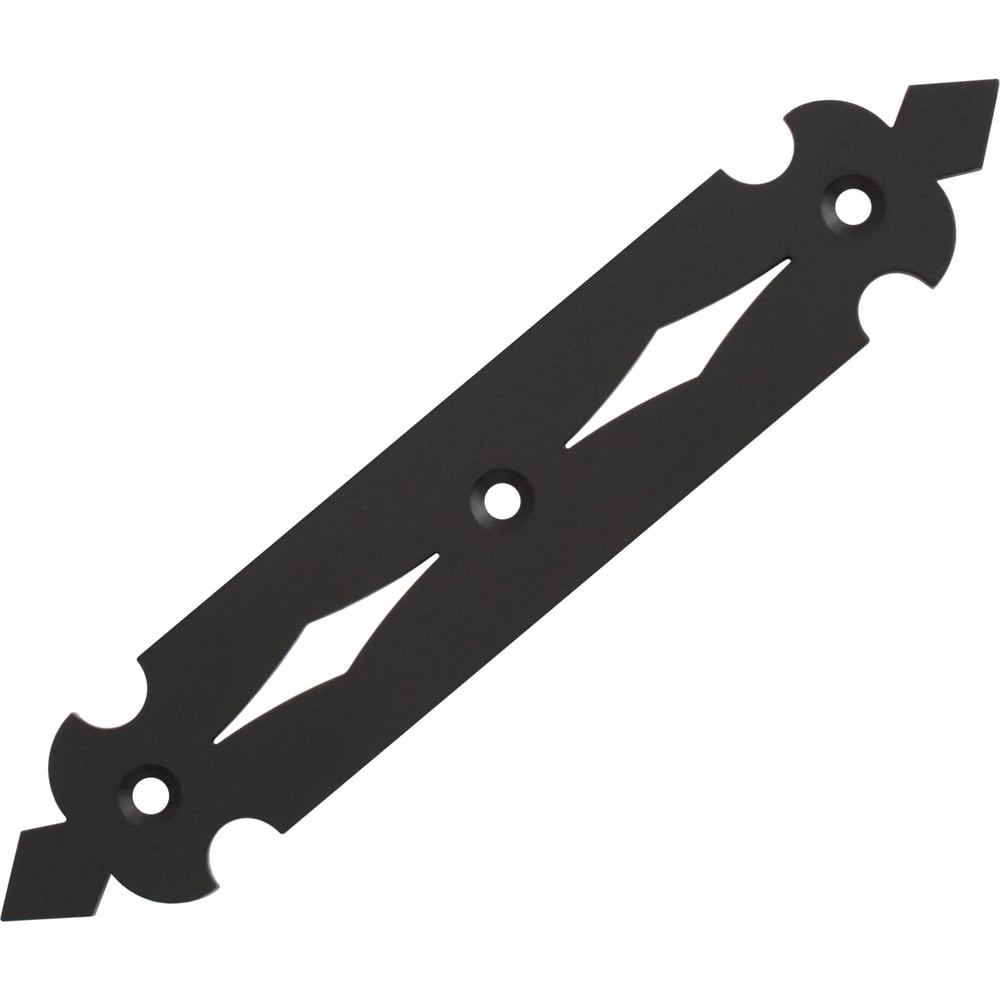 Изображение товара Декоративная пластина DOMART Готика 200x35 черная металлическая украшение интерьера