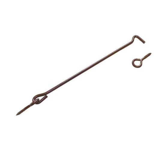 Изображение товара Крючок прутковый DOMART 350 мм мод.2 медь антик 4620007787115