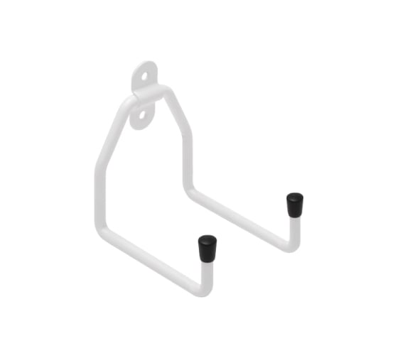 Изображение товара Крюк DOMART настенный U-образный двойной 110x100x80хØ7 белый 4660046015176