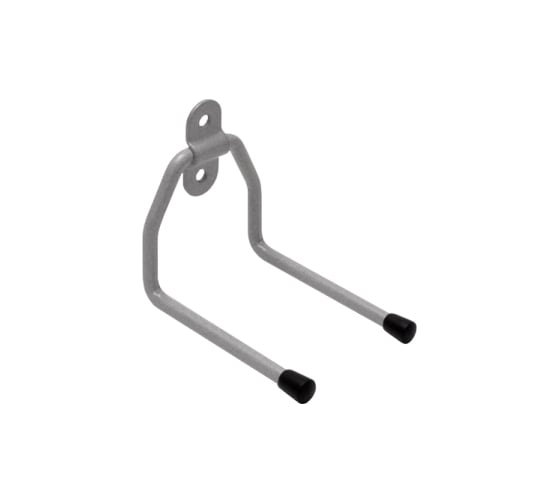 Изображение товара Крюк DOMART настенный L-образный двойной 90x100x70хØ7 серый металлик 4660046014919