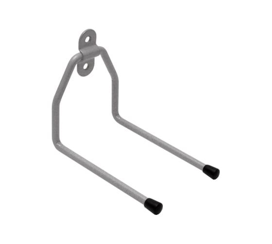 Изображение товара Крюк DOMART настенный L-образный двойной 110x130x80хØ7 серый металлик 4660046014940