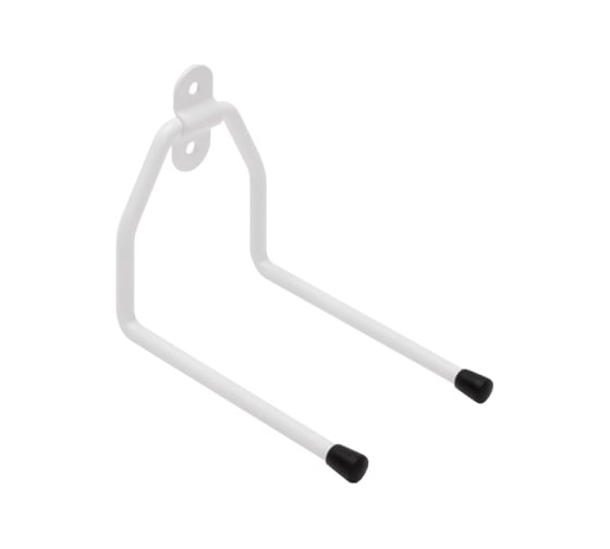 Изображение товара Крюк DOMART настенный L-образный двойной 110x130x80хØ7 белый 4660046014933