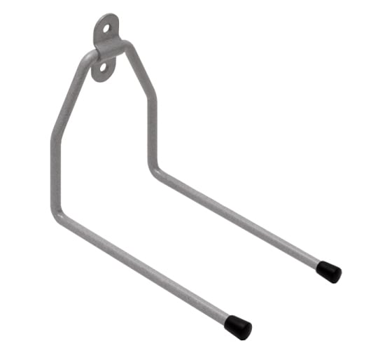 Изображение товара Крюк DOMART настенный L-образный двойной 130x160x90хØ7 серый металлик 4660046014971