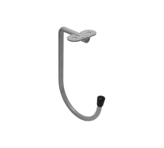 Изображение товара Крюк DOMART потолочный J-образный 50x130x90хØ7 серый металлик 4660046015480