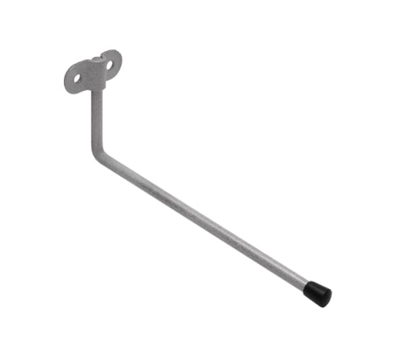 Изображение товара Крюк DOMART настенный L-образный 70x190хØ7 серый металлик 4660046014865