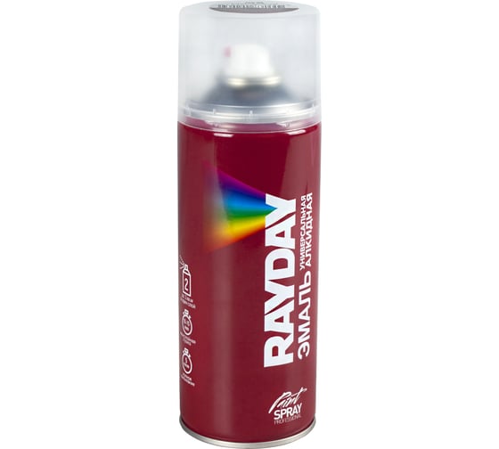 Изображение товара Алкидная аэрозольная краска RAYDAY Ral 8017 шоколадно-коричневая, 520 мл Rd-040 223187