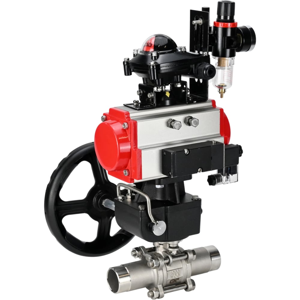 Изображение товара Кран шаровой DN150 PN16 нержавеющая сталь приварной двухходовой