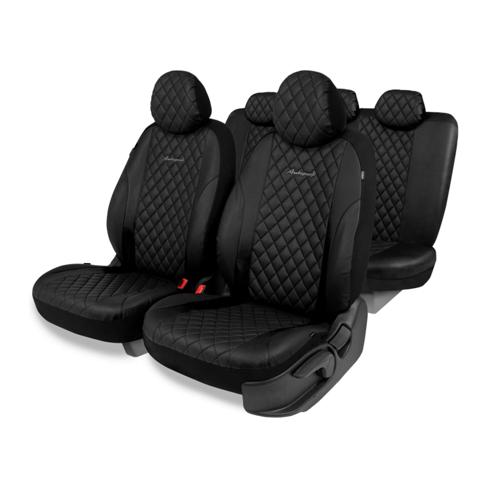 Изображение товара Авточехлы AUTOPROFI серия Standard Excellent из экокожи универсальные 11 предметов