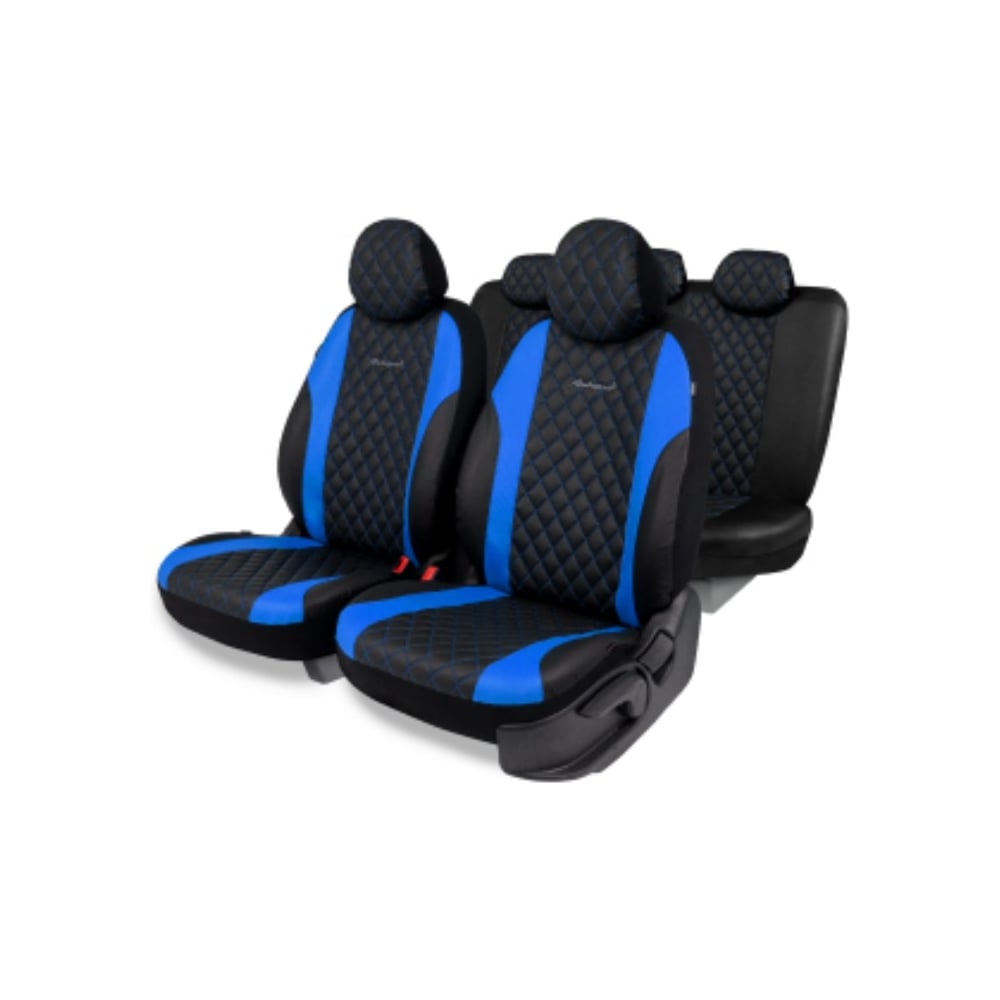 Изображение товара Авточехлы AUTOPROFI серия Excellent из экокожи 11 предметов универсальные