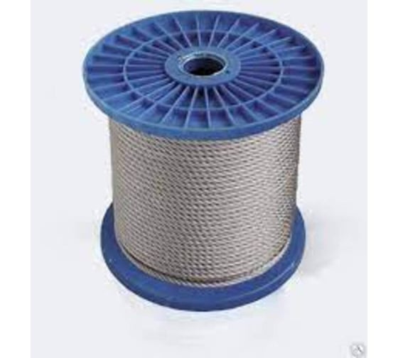 Изображение товара Трос стальной Admiral Stars DIN 3055 оцинкованный M8 100м ADMIRAL ЦБ-10001963