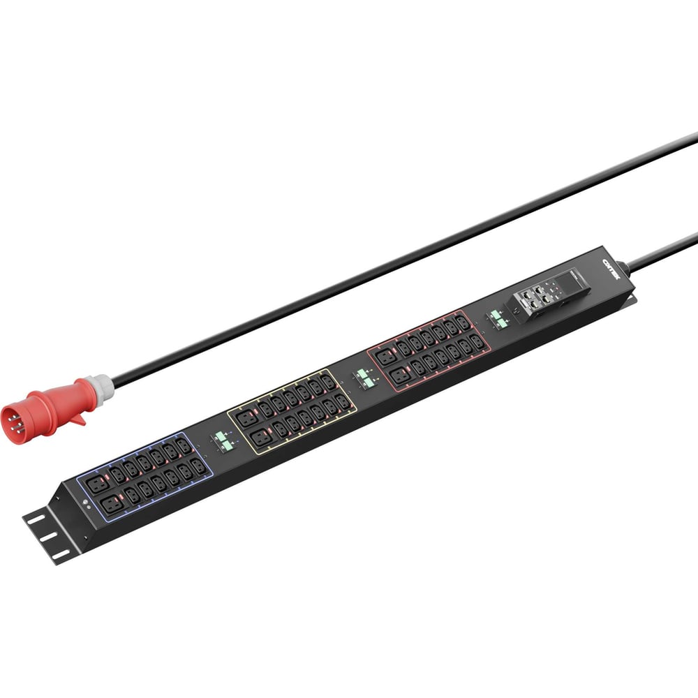 Изображение товара Вертикальная панель распределения ONTEK PDU Metered Input OMРВ5 42 розетки IEC 320 C13 IP20