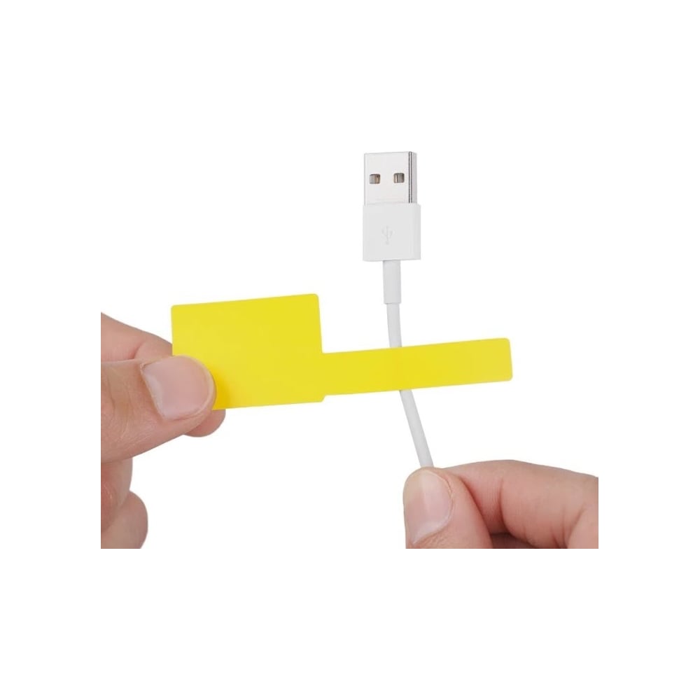 Изображение товара Этикетка для кабелей SOFMIX жёлтая 80мм*40мм 500шт/рулон