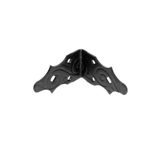 Изображение товара Уголок DOMART крепежный 90x90x50 /кованый/ черный серия Ярославль 4660046005917