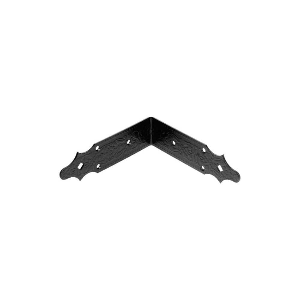 Изображение товара Крепежный уголок DOMART 170x170x50 кованый черный серия Суздаль