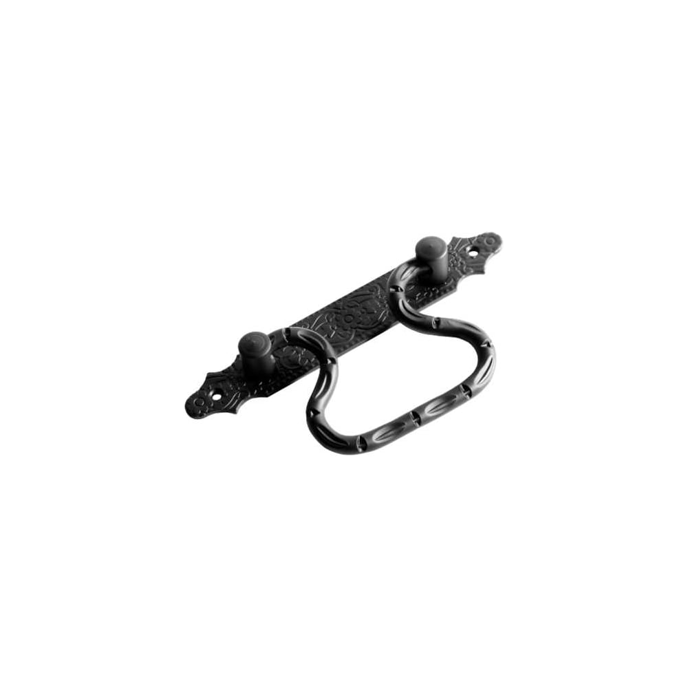 Изображение товара Ручка-скоба DOMART откидная модель 2 черная для входных дверей