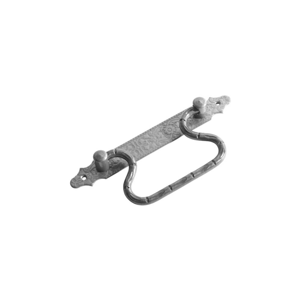 Изображение товара Ручка-скоба DOMART откидная мод.2 кованая черная 214 мм Суздаль