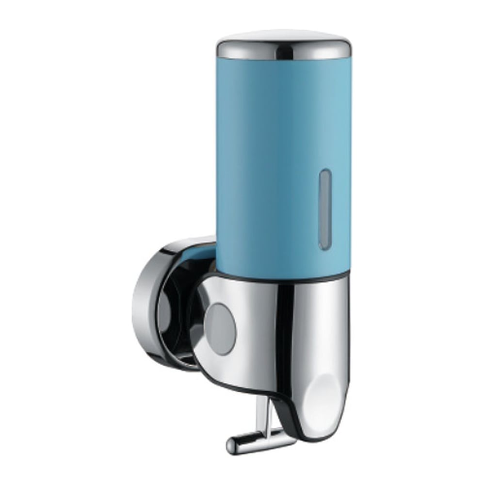 Изображение товара Дозатор жидкого мыла D-Lin D201132 настенный хром/синий