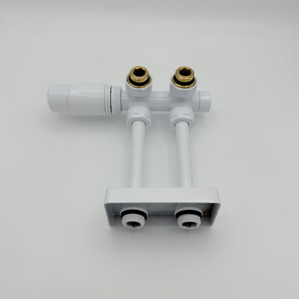 Изображение товара Комплект интегрированный угловой VIVALDO 1/2 с трубками белый