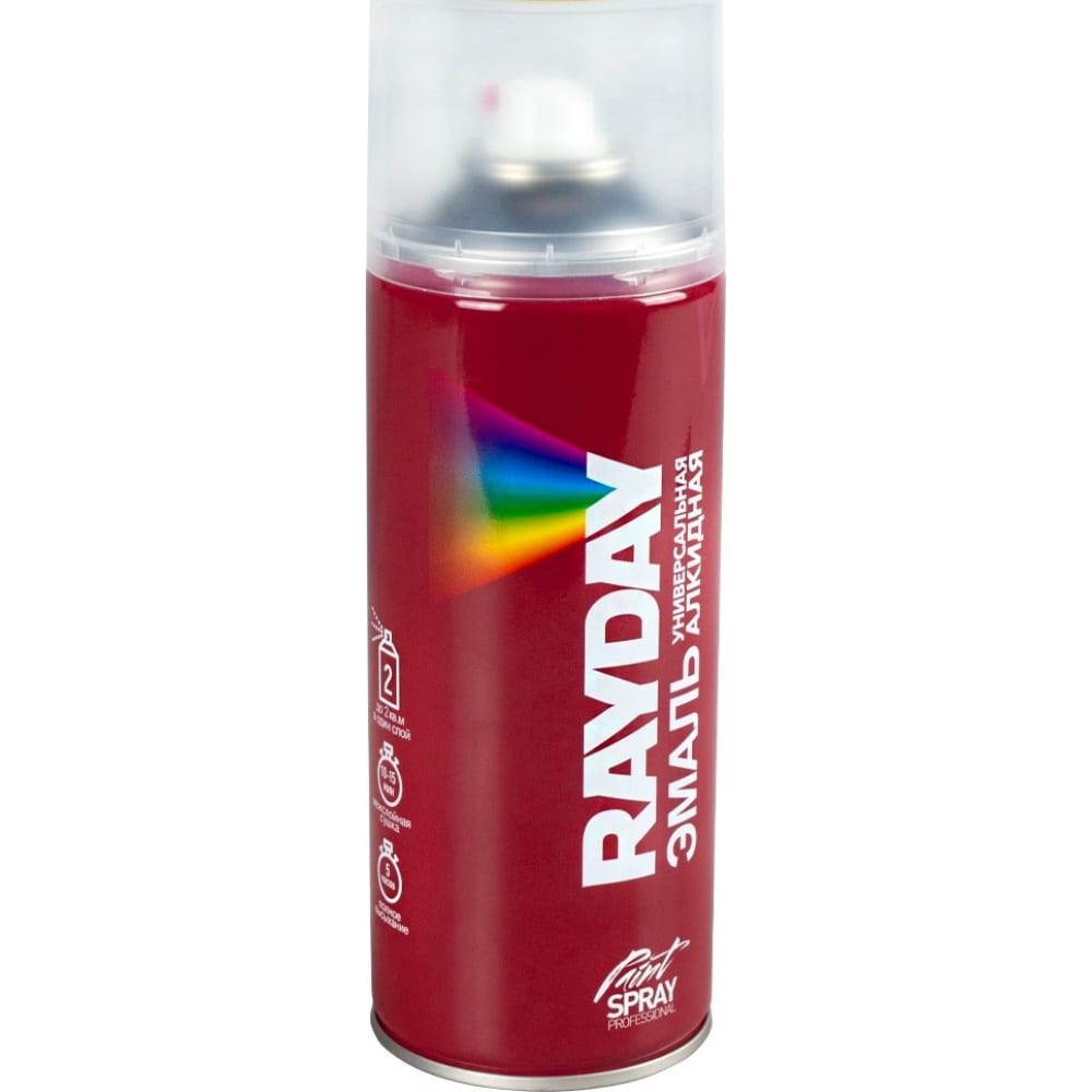 Аэрозольная алкидная краска RAYDAY алкидная краска для радиаторов радугамалер