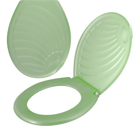 Изображение товара Сиденье для унитаза МУЛЬТИДОМ Ракушка с крышкой СЗ72-93