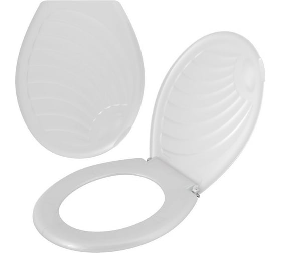 Изображение товара Сиденье для унитаза МУЛЬТИДОМ Ракушка с крышкой СУ72-90