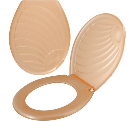 Изображение товара Сиденье для унитаза МУЛЬТИДОМ Ракушка с крышкой СБ72-91