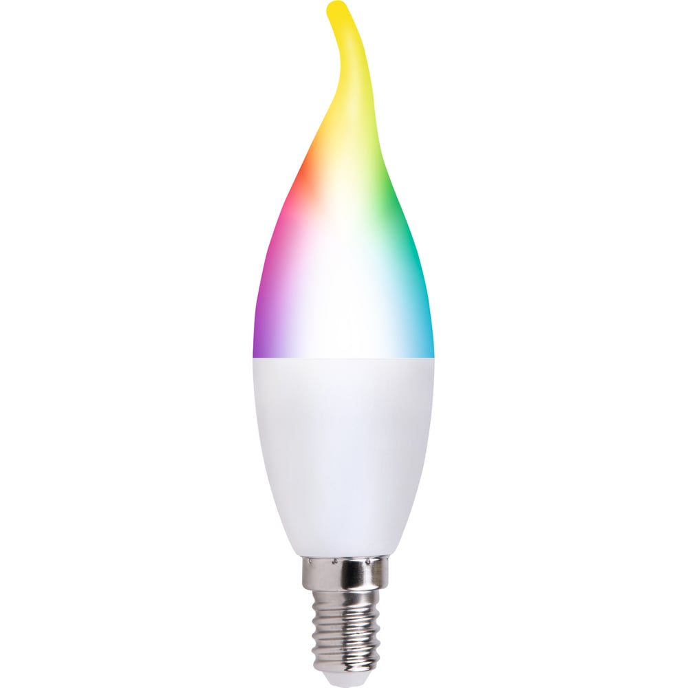 Изображение товара Умная LED-лампа Uniel RGBW E14 5W Wi-Fi Bluetooth управление