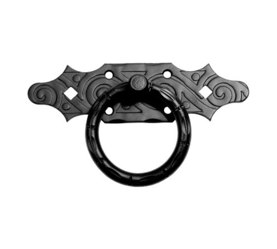 Изображение товара Ручка-кольцо DOMART РК-80 мод.6 /кованое/ черненое серебро серия Суздаль 4660046006662