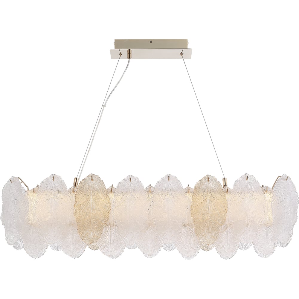 Изображение товара Подвесной светильник ST LUCE с янтарными плафонами и золотой арматурой 24W