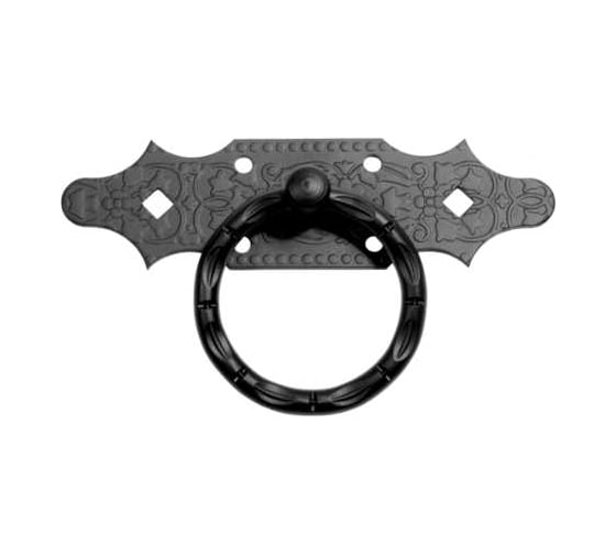 Изображение товара Ручка-кольцо DOMART РК-80 мод.6 /кованое/ черный серия Суздаль 4660046006679