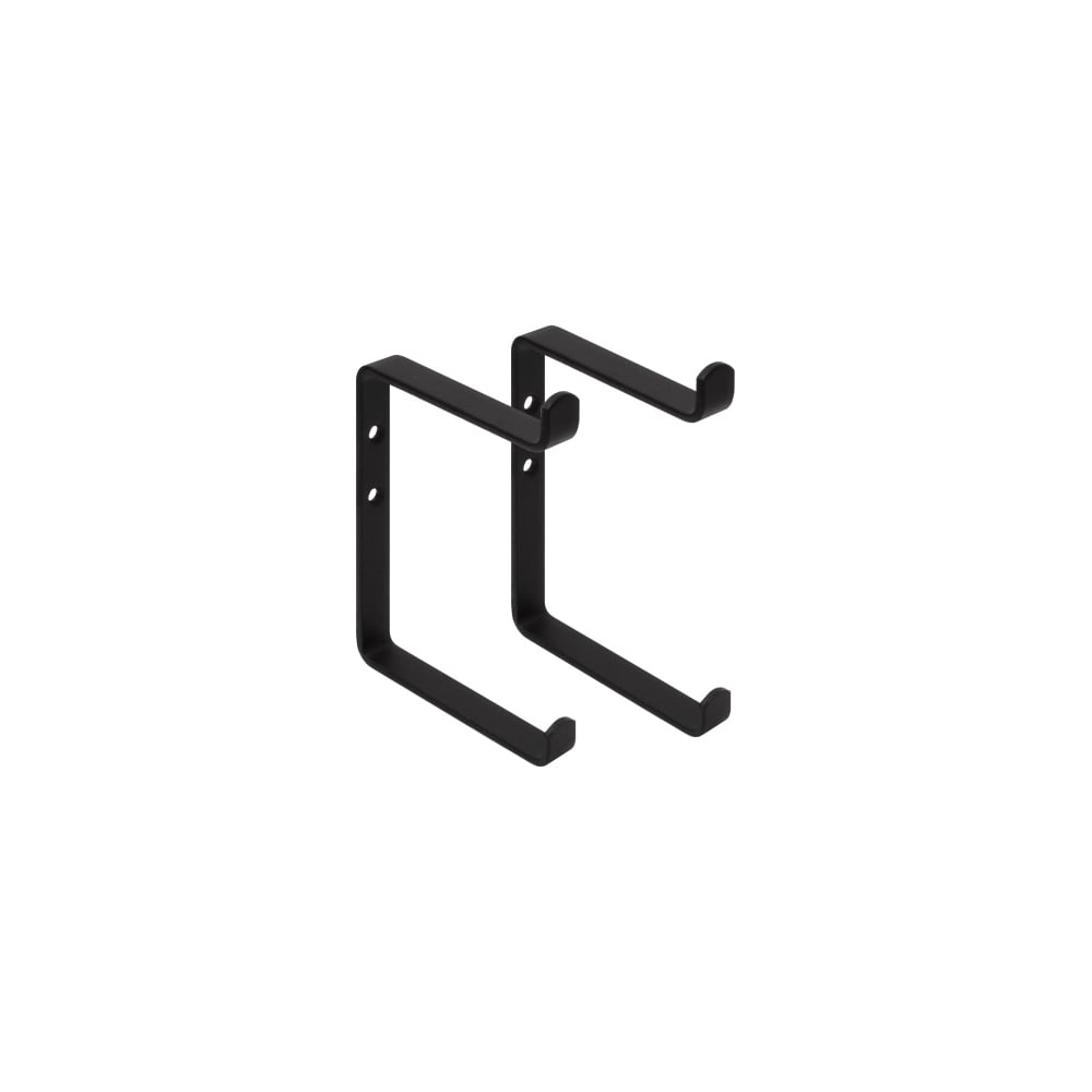 Изображение товара Держатель для лыж настенный DOMART 150x110x24x20 прочный черный