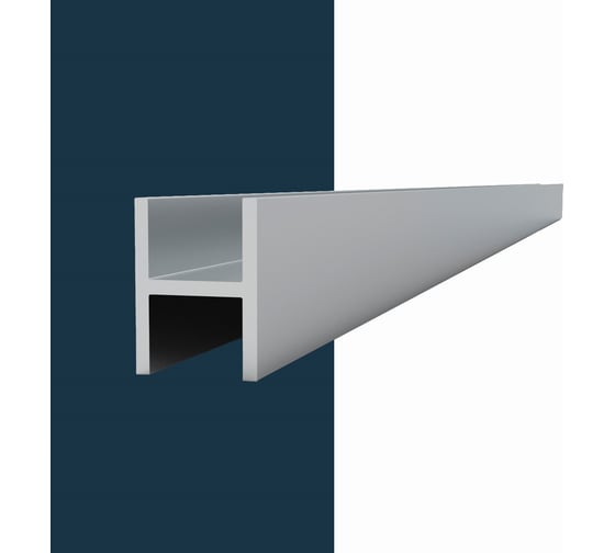 Изображение товара Профиль для грядок из шифера ДИАЛ 10мм (комплект соединений 4 штуки по 500мм) 4687206452312