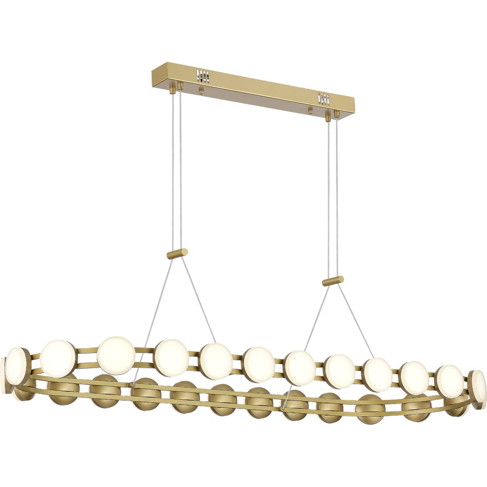 Изображение товара Подвесной светильник ST LUCE SL6610 203 26 модерн с LED 50W бело-золотой