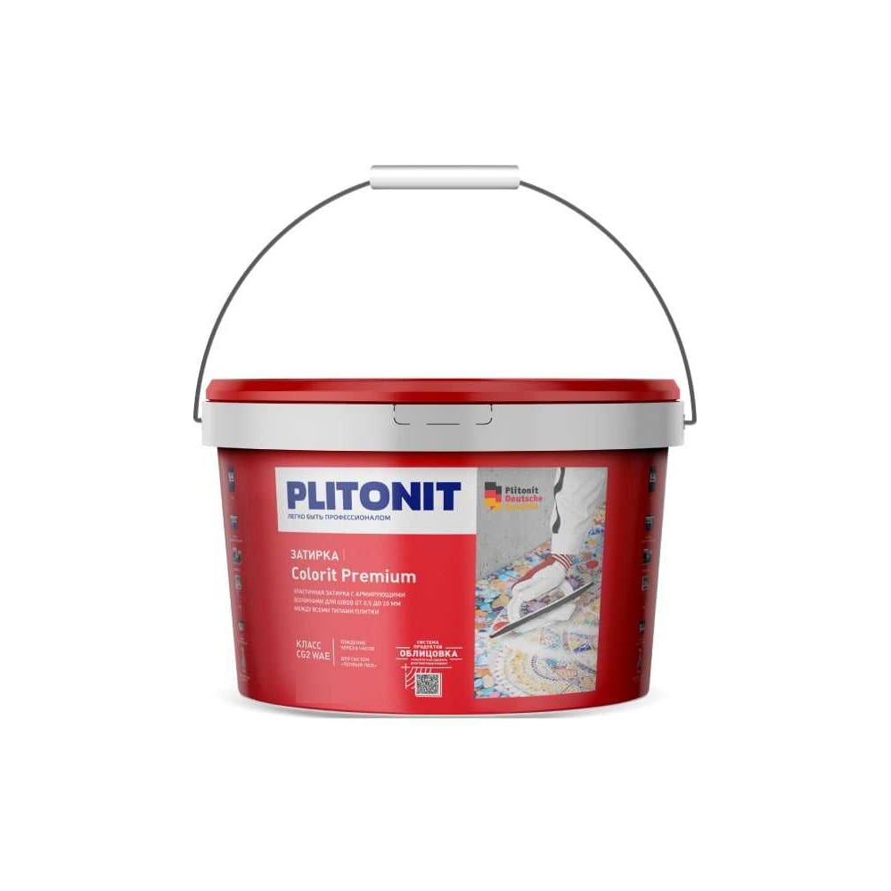 Изображение товара Затирка PLITONIT COLORIT Premium биоцидная (0,5-13 мм), тёмно-серая, -2 8264