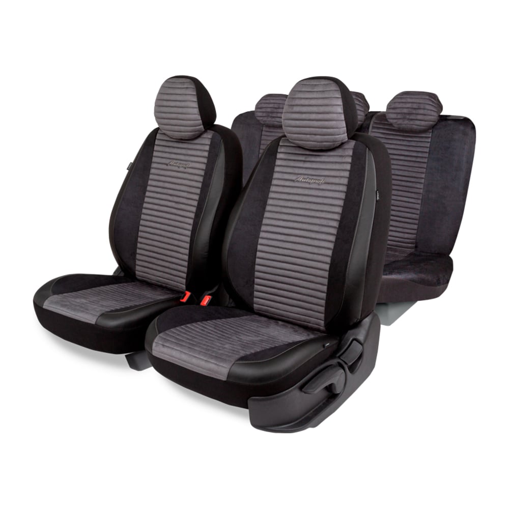 Изображение товара Авточехлы AUTOPROFI серия Premium Modena алькантара экокожа 11 предметов