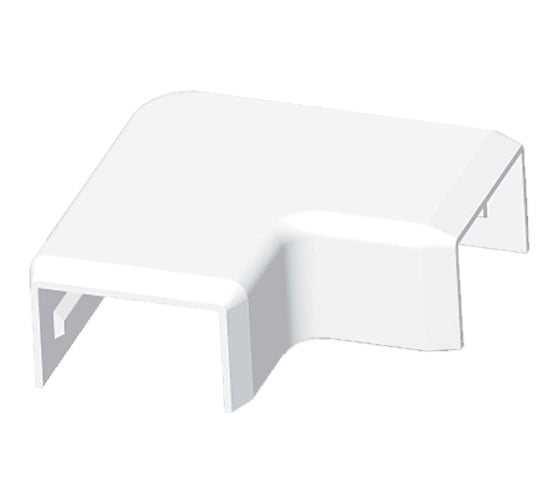 Изображение товара Поворот на 90 градусов KOPOS LHD 25X15, цвет белый, комплект 10 штук 8693_HB