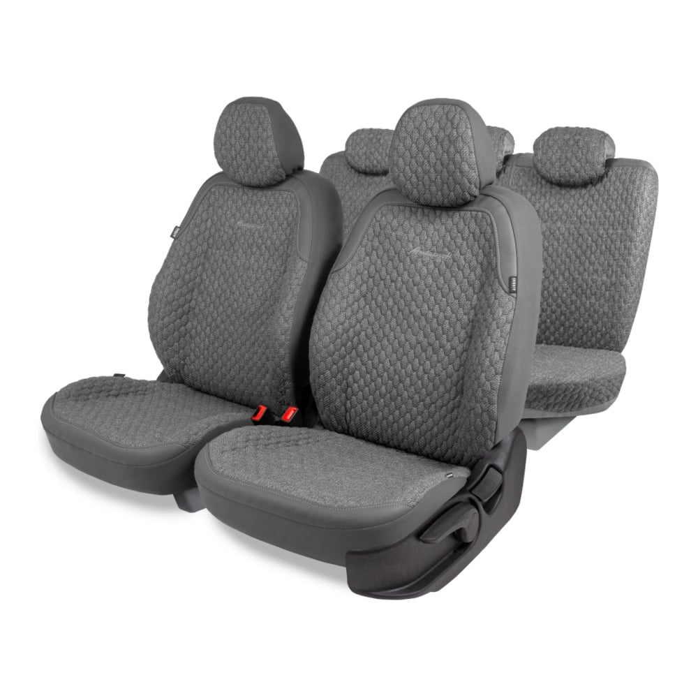 Изображение товара Авточехлы AUTOPROFI серия Premium Daytona из льна и экокожи 11 предметов