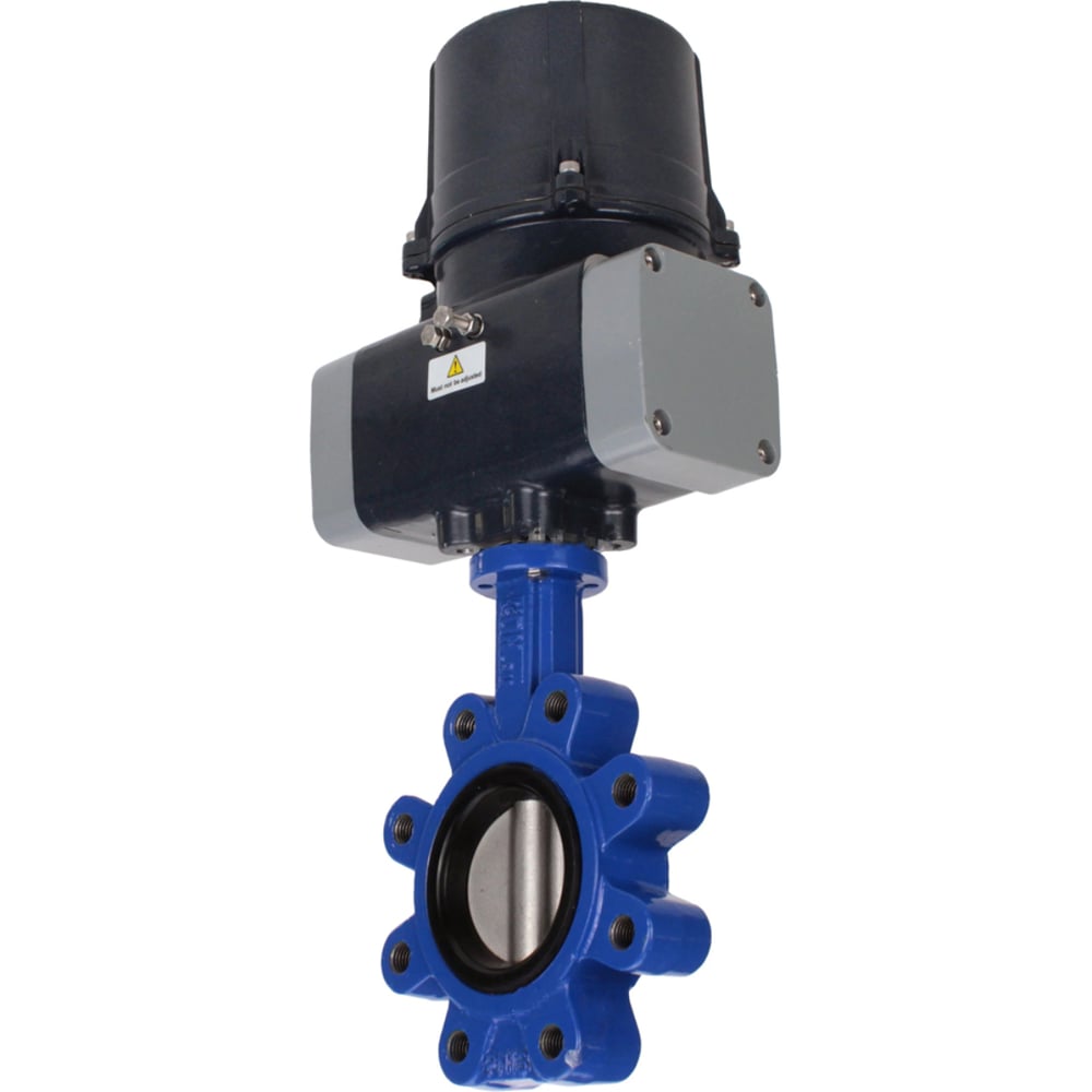 Изображение товара Дисковый затвор DN.ru QT450-304-EPDM-2W-Fb-H Ду150 Ру16 электропривод 220В