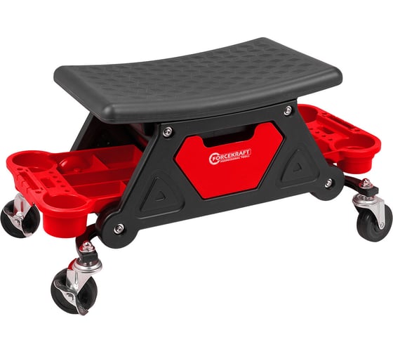 Изображение товара Стул автослесаря на колесах с ящиком 200кг Forcekraft FK-TRH6800(62688)