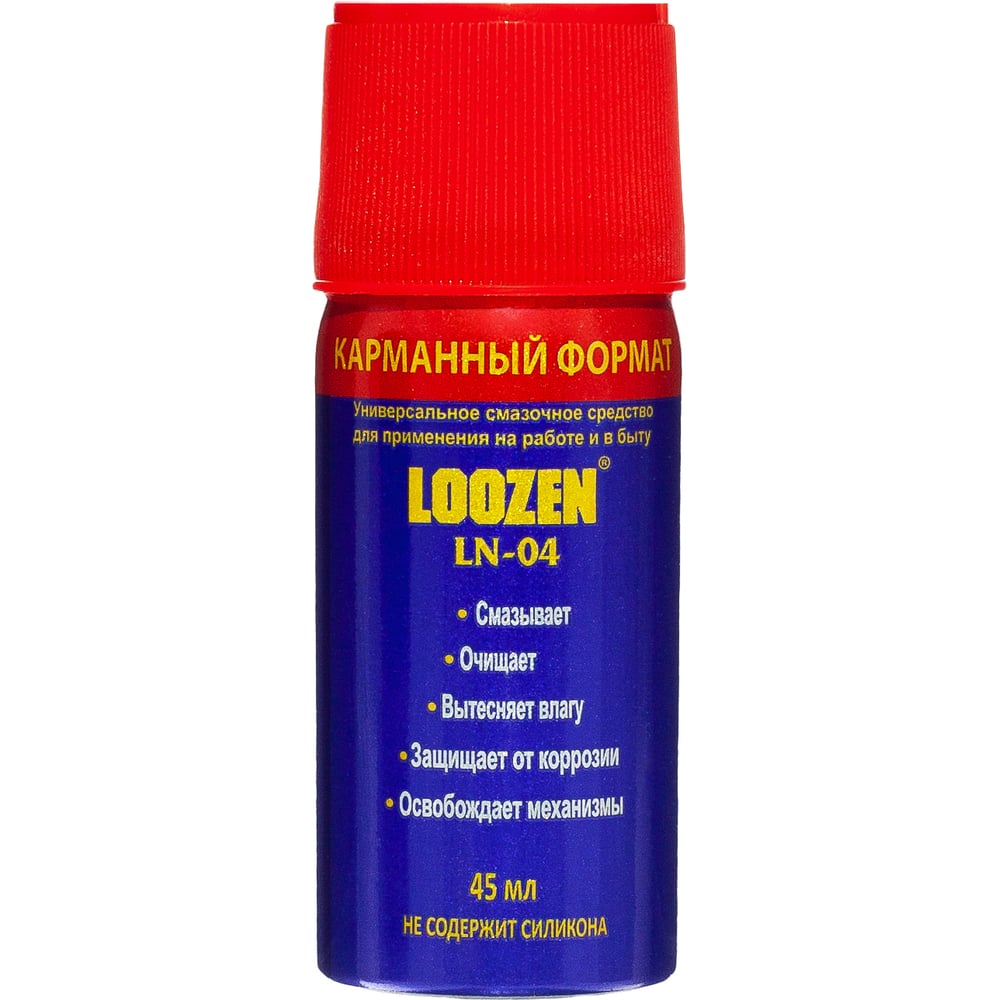 Изображение товара Универсальное смазочное средство для применения на работе и в быту LOOZEN LN-04, 45мл LN04/45
