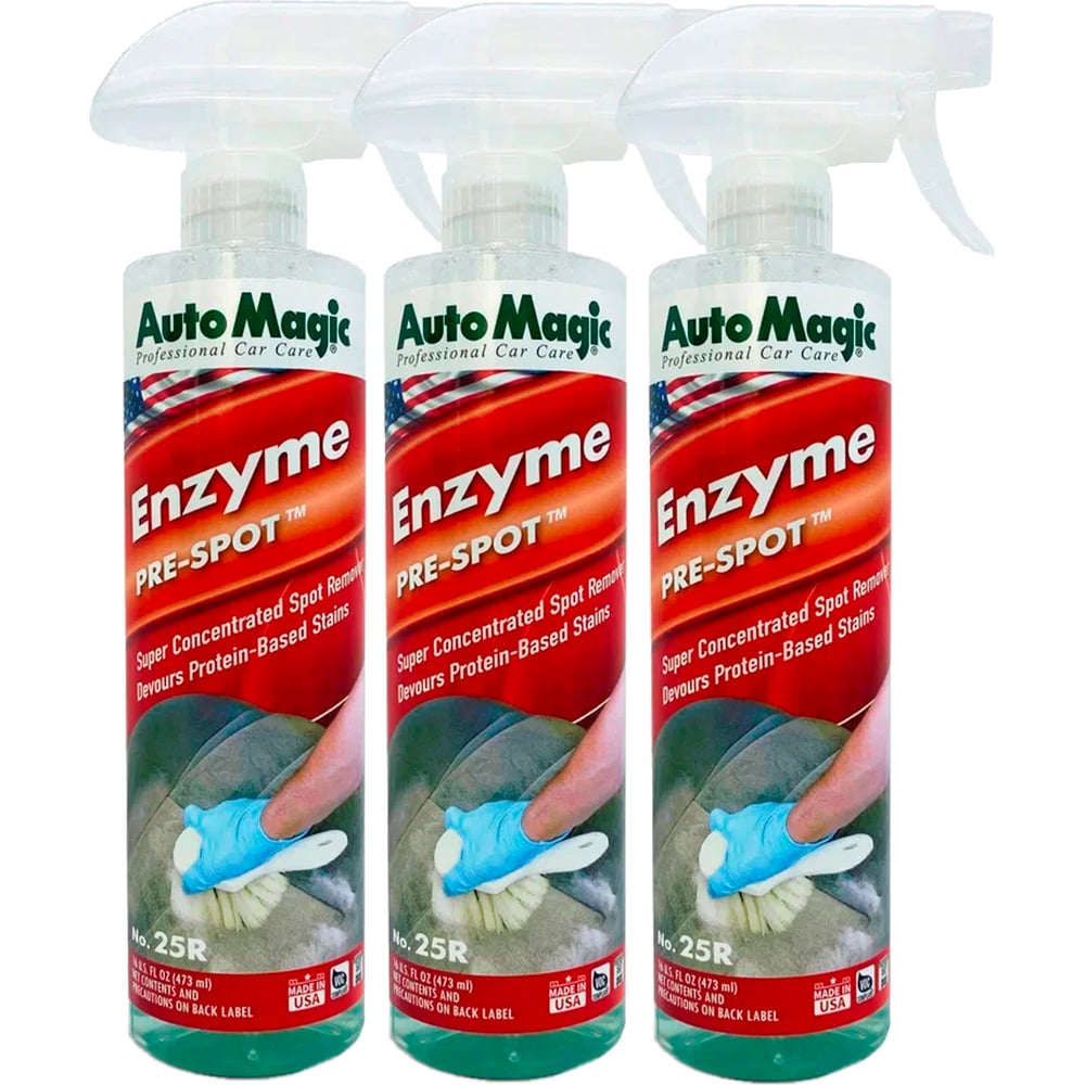 Изображение товара Очиститель салона автомобиля AutoMagic ENZYME PRE-SPOT 25R концентрат США