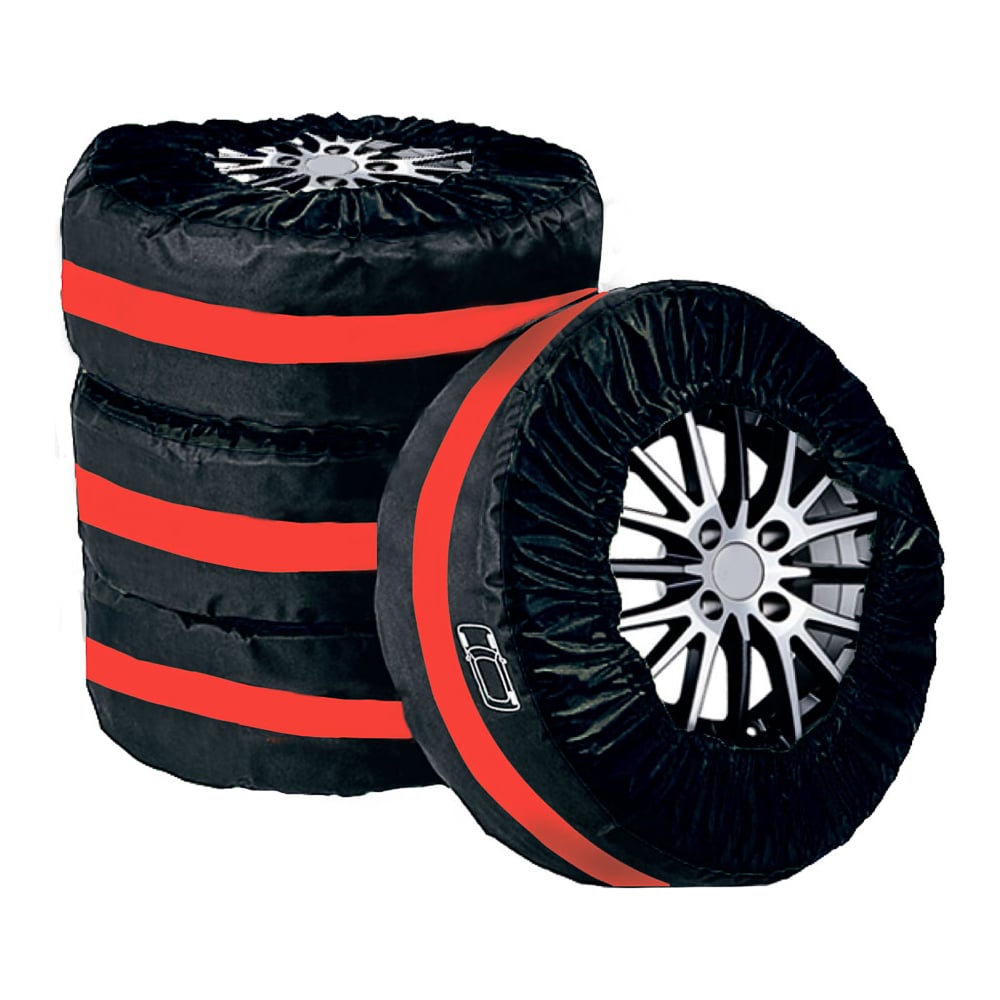 Изображение товара Комплект чехлов для колес ЕРМАК R18-21 4 шт полиэстер защита шин