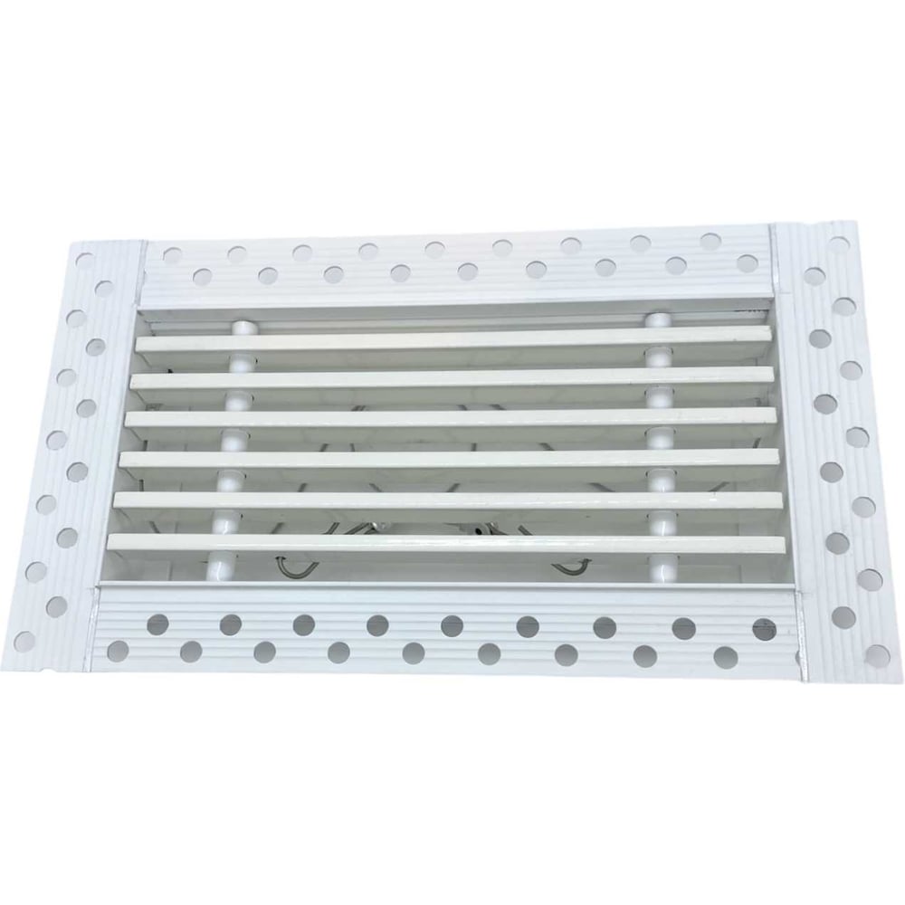 Изображение товара Решетка Итальянская декоративная Brofer 200x100мм белая FUTURE10 для скрытого монтажа, со съемной лицевой панелью Future10 White 200х100