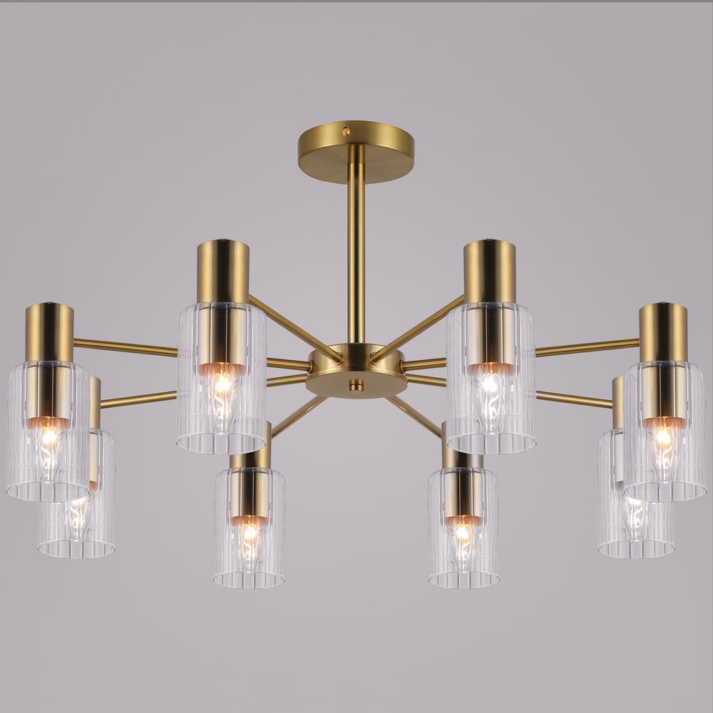 Изображение товара Потолочная люстра ReLuce 74647-0.3-08 модерн 8 ламп IP20 золотая