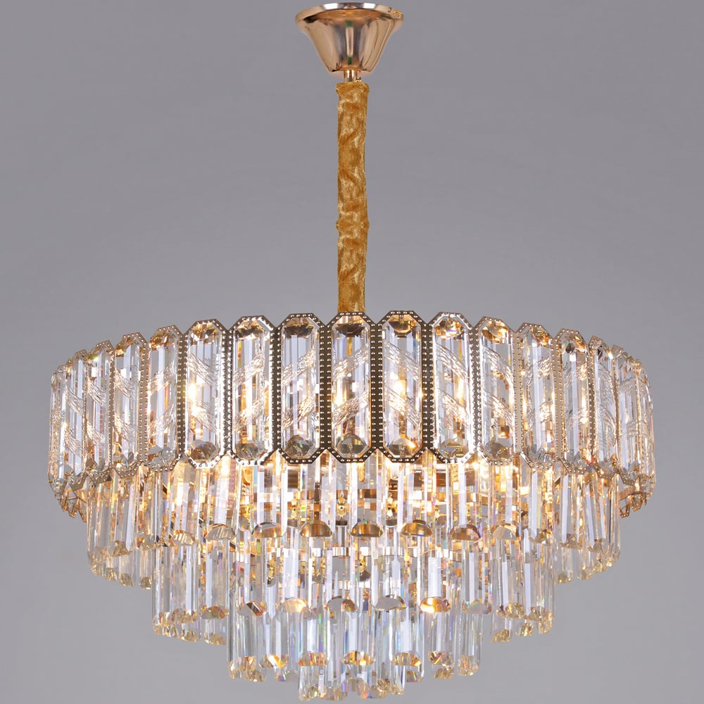 Изображение товара Подвесная люстра ReLuce 07070-0.4-500 FGD классика золотая прозрачная