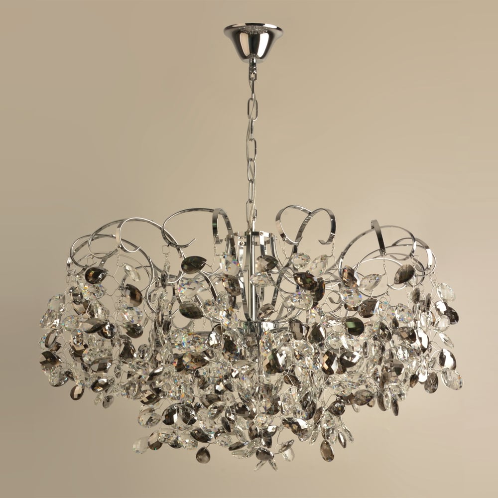 Изображение товара Подвесная люстра ReLuce 08281-0.4-08 CR классика 8 ламп 40 Вт диаметр 65 см