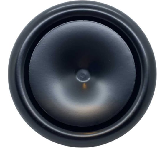 Изображение товара Диффузор (клапан-дефлектор-анемостат) DEC приточный черный 160мм, DVS-P160 REGA из оцинкованной стали DVS-P160 REGA BLACK