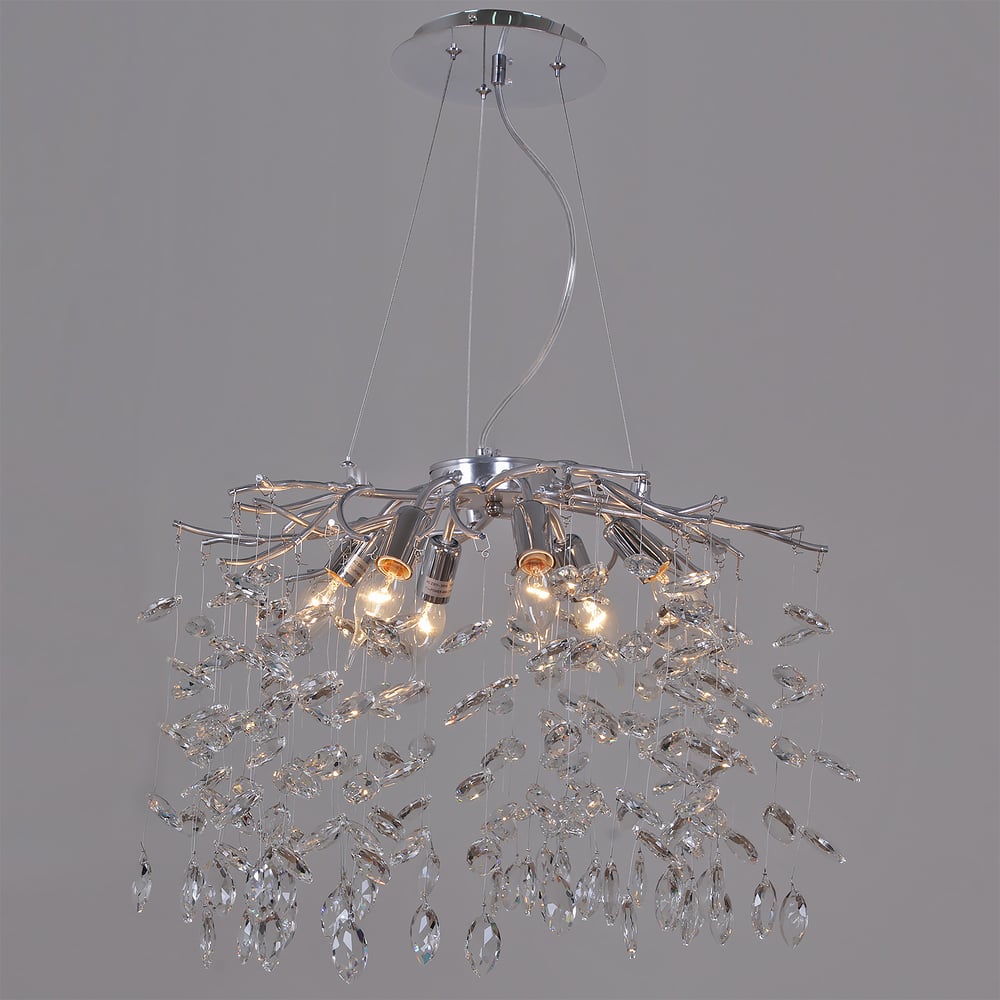 Изображение товара Подвесная люстра ReLuce 08180-0.4-06 CR классика металл хрусталь 6 ламп