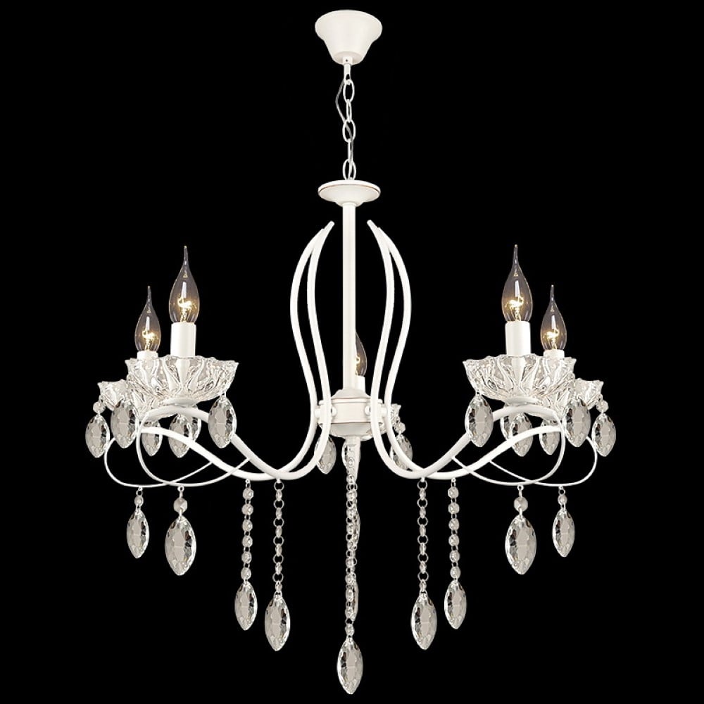 Изображение товара Подвесная люстра ReLuce 01486-0.4-05 WT классика 5 ламп с крюком